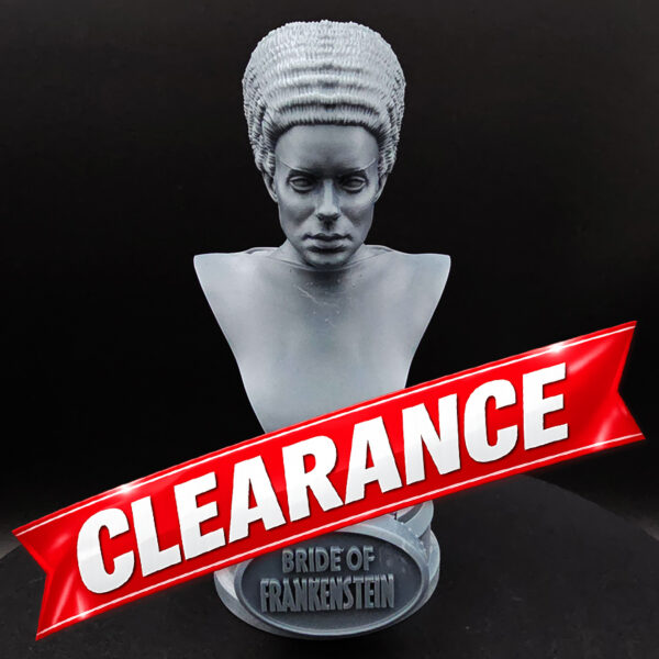 Bride of Frankenstein 1/9 scale resin bust kit with base and name plate unpainted