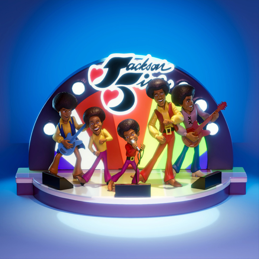 UEL Winner Jackson 5 stage diorama resin print unpainted
