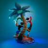 UEL Winner Popeye And Olive Oil vignette resin print with palm tree base