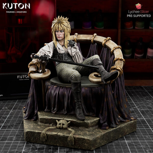 Goblin King 1/10 scale resin figure kit by Kuton Sculpts, printed by HLI3DFX