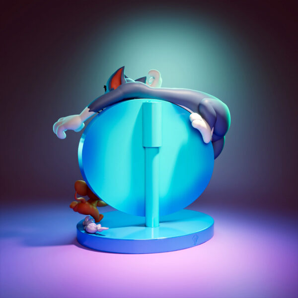 Tom and Jerry UEL Winner resin print sign vignette made to order HLI3DFX