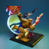 Fantastic Four resin diorama with four heroes and logo base, 10-inch tall 3D print by UEL Winner