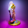 I Dream of Jeannie stylized resin print by UEL Winner, 7.6-inch figure with genie bottle and swirling smoke base.