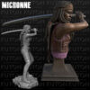 Michonne resin figure and bust 3D print by Kuton Sculpts (HLI3DFX)