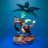 UEL Winner Popeye And Olive Oil vignette resin print with palm tree base