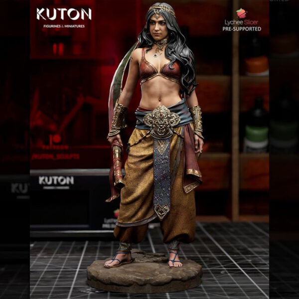 Zahiri resin print by Kuton Sculpts, scale options 1/10 figure or 1/9 bust.