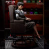 Rachael inspired by Blade Runner resin print by Kuton Sculpts seated in an office chair, available as 1/10 scale figure or 1/9 scale bust