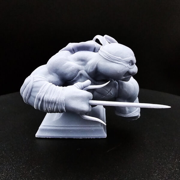 TMNT Raphael 1/9 scale resin bust kit by CA3D with display base unpainted