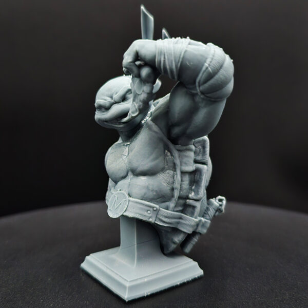 TMNT Raphael 1/9 scale resin bust kit by CA3D with display base unpainted