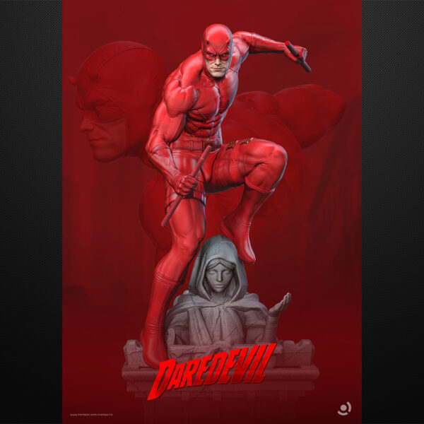 Daredevil resin print by Stalyn Quito, made to order, 1/6 scale figure or 1/10 scale bust, HLI3DFX