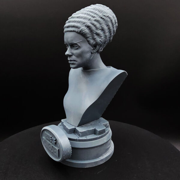 Bride of Frankenstein 1/9 scale resin bust kit with base and name plate unpainted