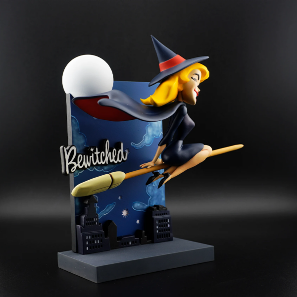 Bewitched diorama resin print by UEL Winner, 13-piece unpainted and unassembled display scene, approximately 7 inches tall