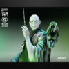 Detailed 3D printed Voldemort bust from Harry Potter, premium resin fan art sculpture by Wicked 3D for collectors and display
