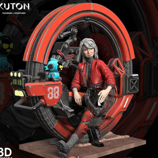 Finnick 1/10 scale resin figure kit by Kuton Sculpts, printed by HLI3DFX