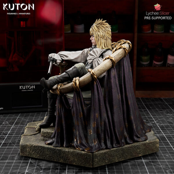 Goblin King 1/10 scale resin figure kit by Kuton Sculpts, printed by HLI3DFX