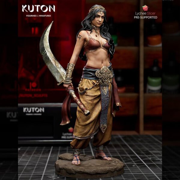 Zahiri resin print by Kuton Sculpts, scale options 1/10 figure or 1/9 bust.