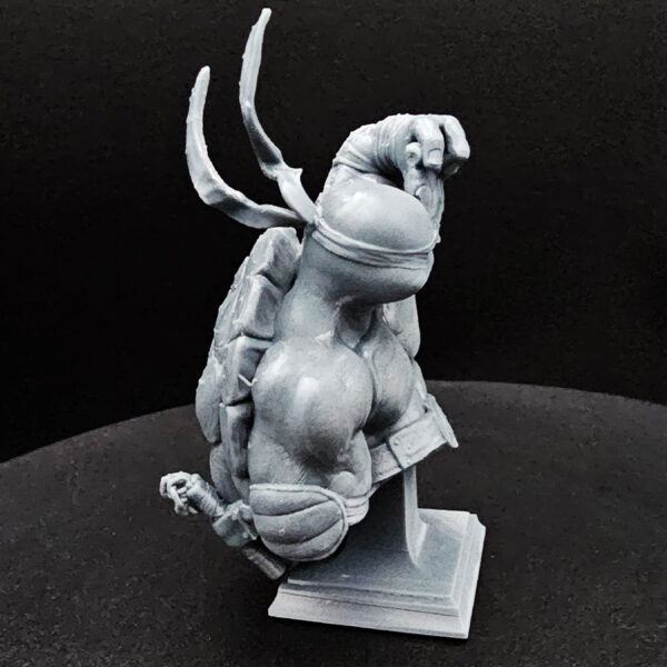 TMNT Raphael 1/9 scale resin bust kit by CA3D with display base unpainted