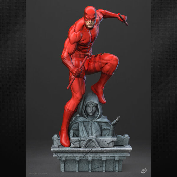 Daredevil resin print by Stalyn Quito, made to order, 1/6 scale figure or 1/10 scale bust, HLI3DFX