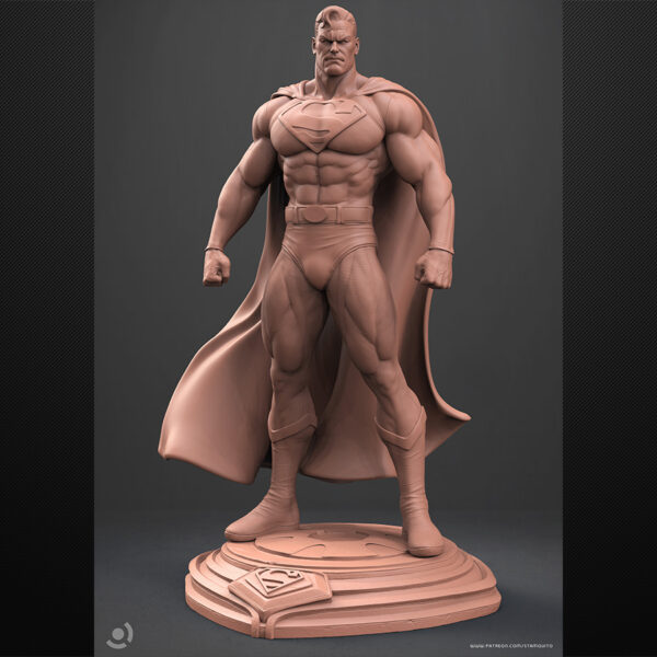 Superman resin print by Stalyn Quito, made to order, 1/6 scale figure or 1/10 scale bust, HLI3DFX