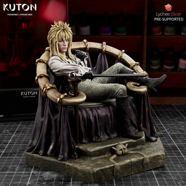 Goblin King 1/10 scale resin figure kit by Kuton Sculpts, printed by HLI3DFX