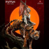 Kuton Sculpts Kohana and Raion original fantasy 1/10 scale resin print diorama with tiger and tree base, unpainted kit.