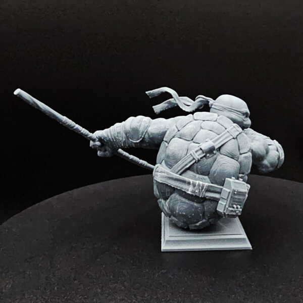 TMNT Donatello 1/9 scale resin bust kit by CA3D with display base unpainted