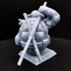TMNT Leonardo 1/9 scale resin bust kit by CA3D with display base unpainted