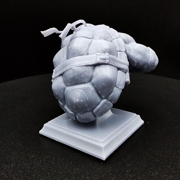 TMNT Raphael 1/9 scale resin bust kit by CA3D with display base unpainted