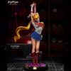 Sailor Moon resin print by Kuton Sculpts with flowing twin-tails and wand pose, available as 1/10 scale figure or 1/9 scale bust