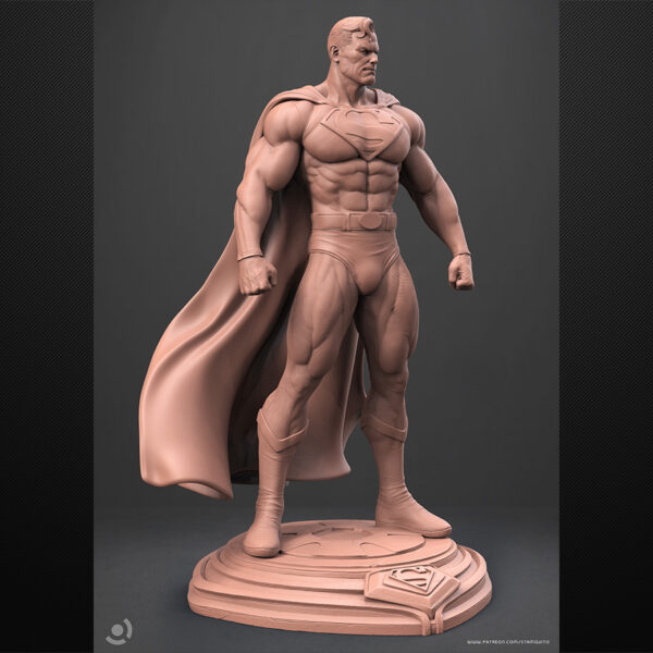 Superman resin print by Stalyn Quito, made to order, 1/6 scale figure or 1/10 scale bust, HLI3DFX