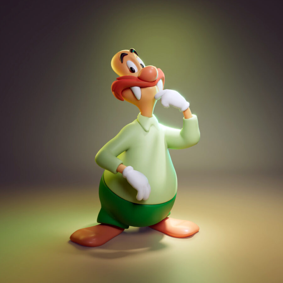 Wally Walrus UEL Winner resin print cartoon figure unpainted made to order