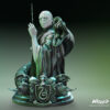 Detailed 3D printed Voldemort bust from Harry Potter, premium resin fan art sculpture by Wicked 3D for collectors and display