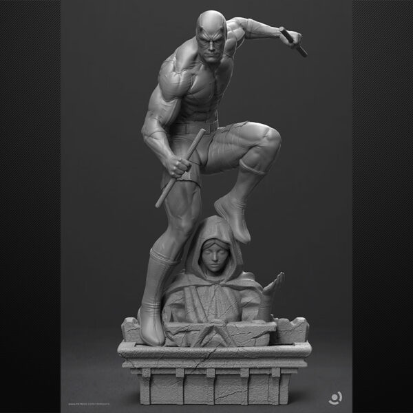 Daredevil resin print by Stalyn Quito, made to order, 1/6 scale figure or 1/10 scale bust, HLI3DFX
