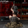Kuton Sculpts Xena Warrior Princess 1/10 scale resin print figure with sword and skull base, unpainted kit.