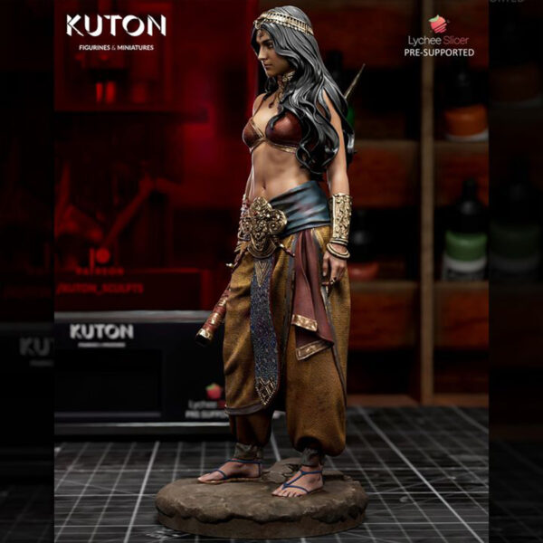 Zahiri resin print by Kuton Sculpts, scale options 1/10 figure or 1/9 bust.