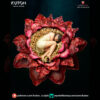 Himlay 1/10 scale resin print by Kuton Sculpts, sleeping figure curled inside a large flower.