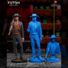 Doc Holiday resin figure by Kuton Sculpts with hat, suit details, and long gun on a round display base