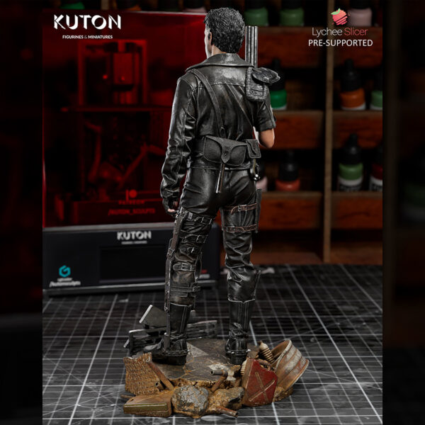 Kuton Sculpts Mad Max resin print options: 1/10 scale figure and 1/9 scale bust, unpainted kit with base.