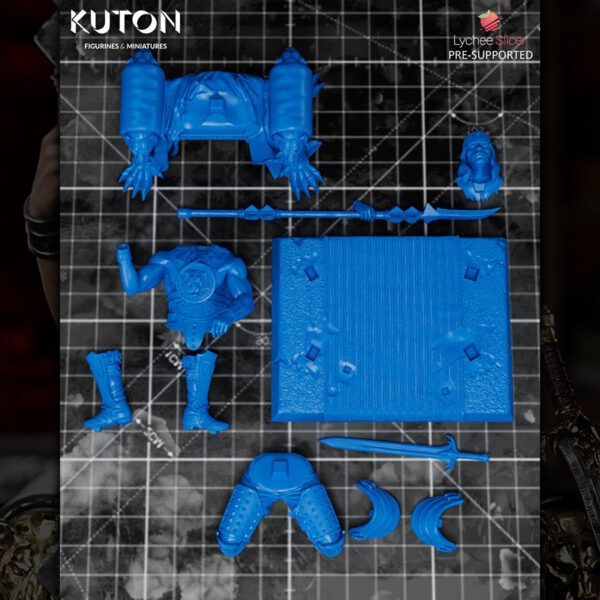Kuton Sculpts Conan seated warrior king 1/9 scale resin figure kit (unpainted)