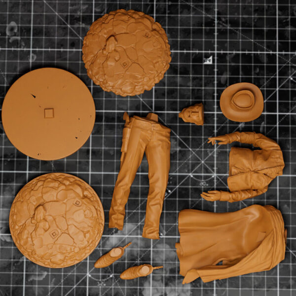 Kuton Sculpts Blondie The Good resin print figure and bust options