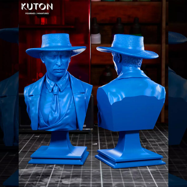 Colonel Mortimer resin print by Kuton Sculpts, available in 1/10 or 1/9 scale with alternate legs and hands plus shotgun and pistol options