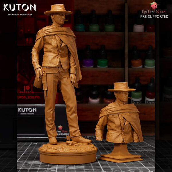 Kuton Sculpts Blondie The Good resin print figure and bust options
