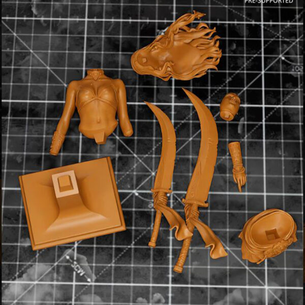 Zahiri resin print by Kuton Sculpts, scale options 1/10 figure or 1/9 bust.