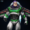 1/6 scale Buzz Lightyear resin figure kit by Toon Studios on display base