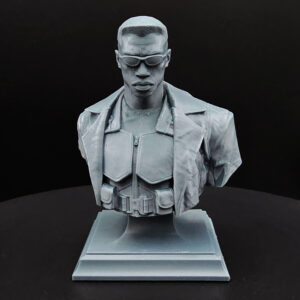 Blade bust resin kit (1/9 or 1/6) printed by HLI3DFX from CA3D, unpainted bust and base