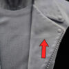 CA3D 1/6 scale Terminator bust misprint resin 3D print showing surface banding on jacket and shirt close-up