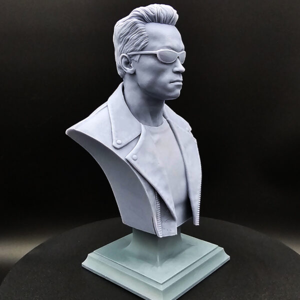 CA3D 1/6 scale Terminator bust resin 3D print raw kit unpainted and unassembled with base
