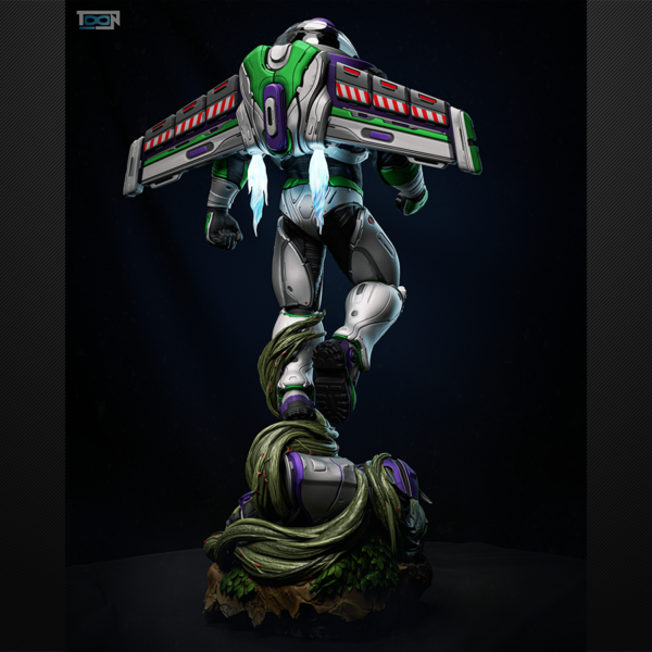 1/6 scale Buzz Lightyear resin figure kit by Toon Studios on display base