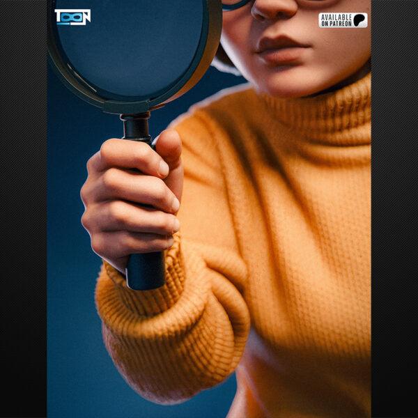 Velma 1/6 scale resin figure by Toon Studios (physical resin print), supplied unpainted and unassembled