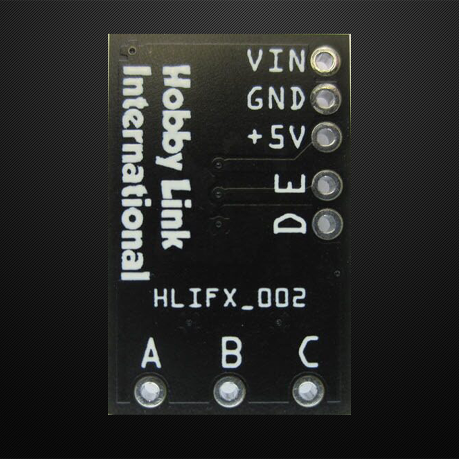 HLIFX_002 U.S.S. Grissom and NX-2000 Excelsior lighting control board by HLI3DFX, compact model kit LED controller for navigation, strobe, and impulse engine effects